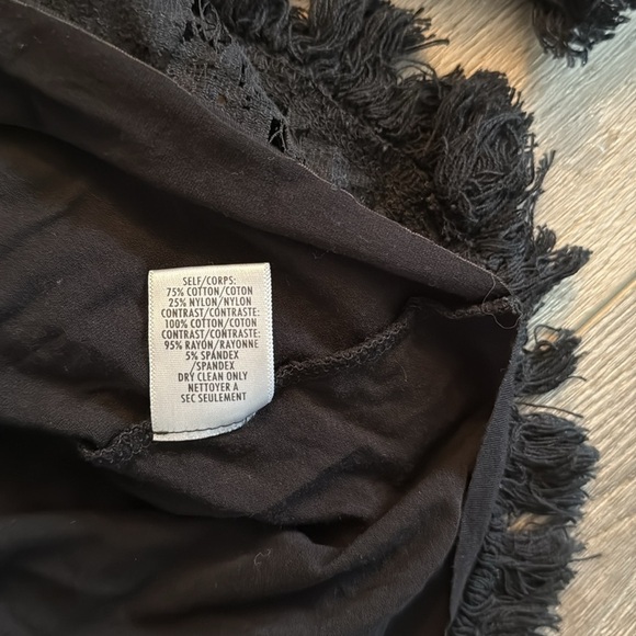 Bailey 44 Womens Tusk Lace Black Cold Shoulder Pullover Top Blouse Size Medium - Picture 5 of 5